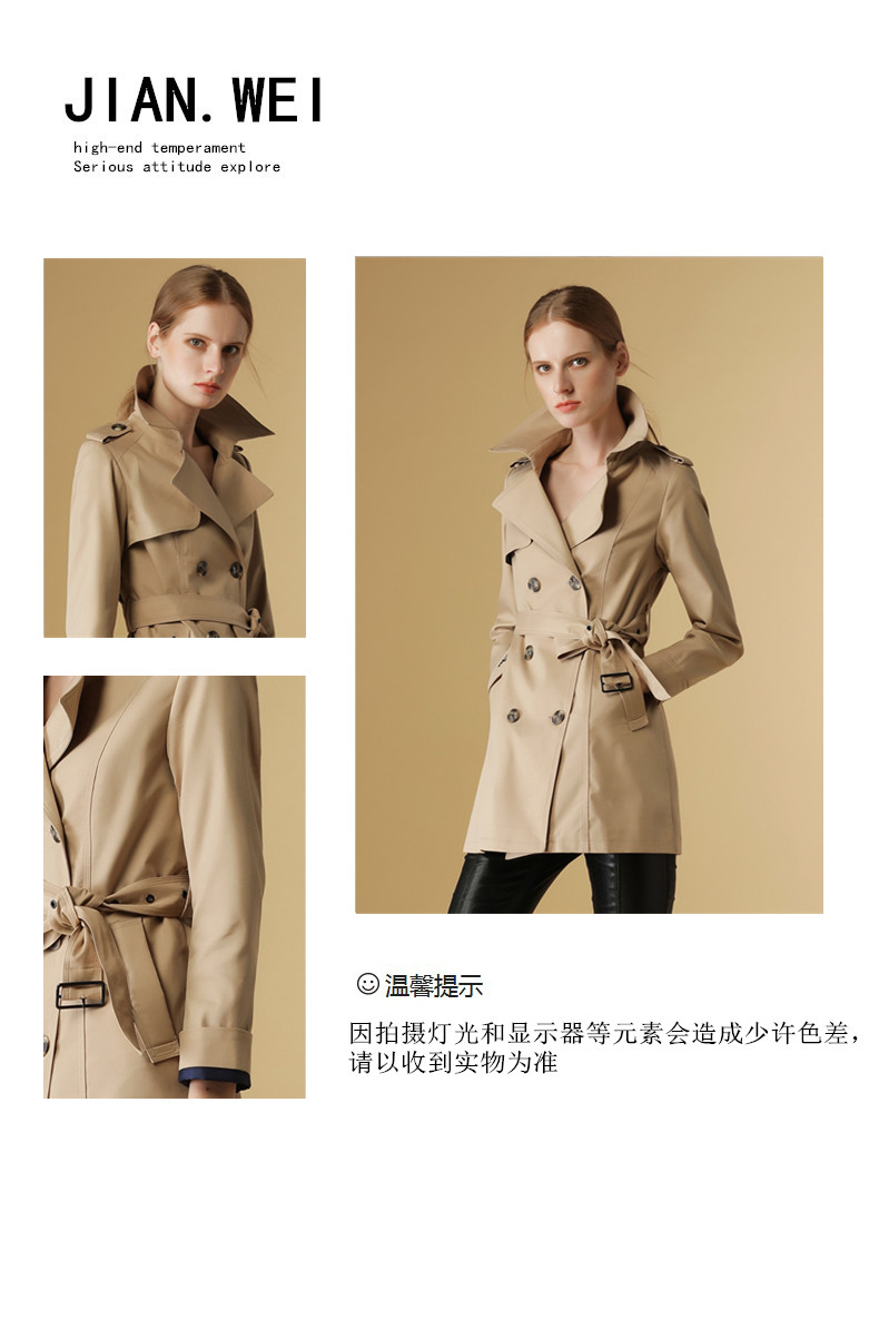 Trench pour femme en Coton - Ref 3226508 Image 8