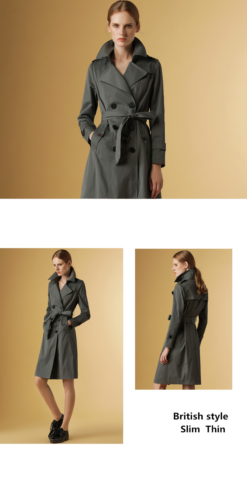 Trench pour femme en Coton - Ref 3225885 Image 23