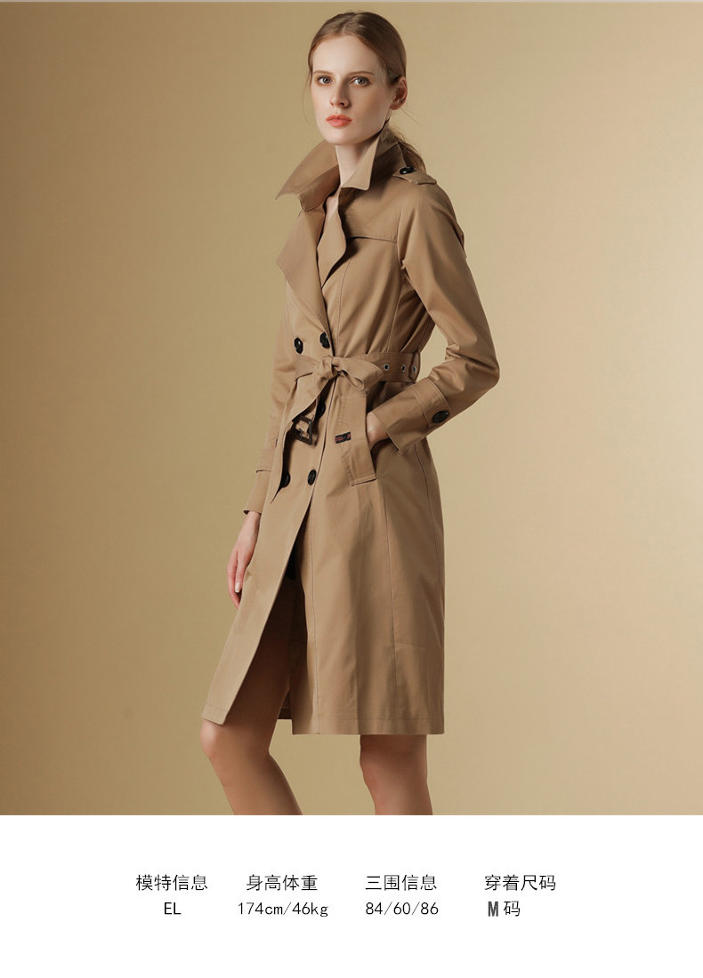 Trench pour femme en Coton - Ref 3225885 Image 12