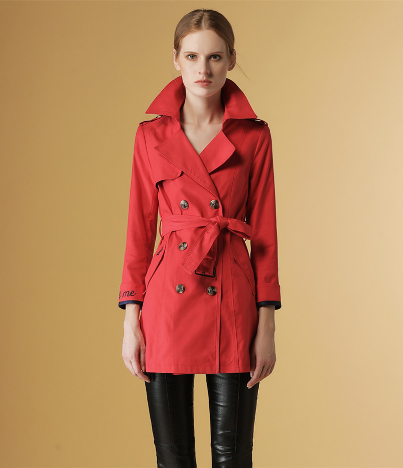 Trench pour femme en Coton - Ref 3226508 Image 3
