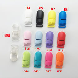 15mm Hualian KAM brand pacifier clip duckbill clip plastic clip multi-functional clip crocodile clip ໂຮງງານຂາຍໂດຍກົງ