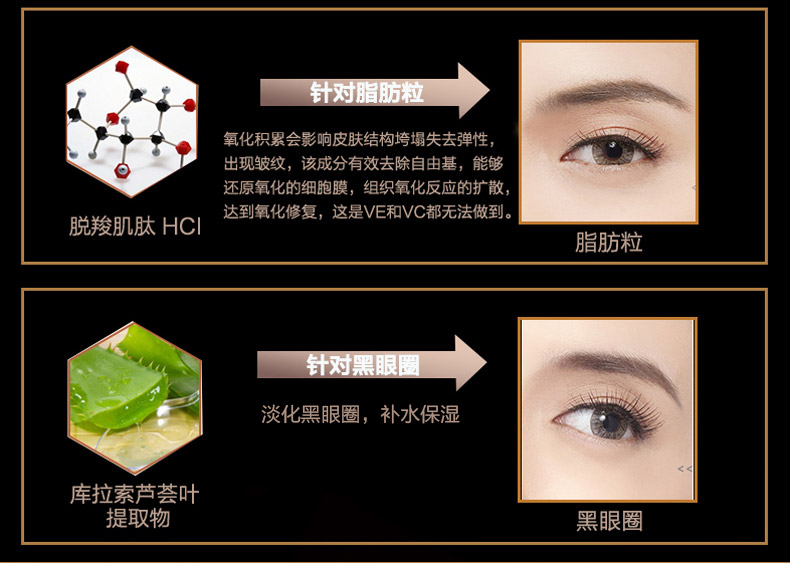 JVJQ / đường nhăn mờ quầng thâm hydrating làm săn chắc mắt nâng cao chất lỏng massage nữ kem mat
