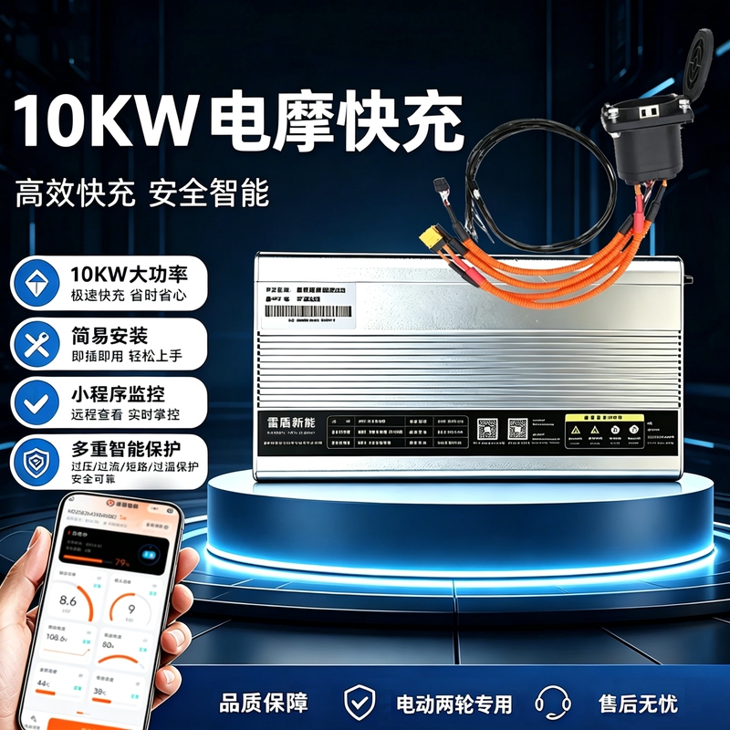Thunder Shield Flash Charging Charger Electric Motorcycle Fast Charging DIY Kit Charging Modification Thunder Shield Dc Charger