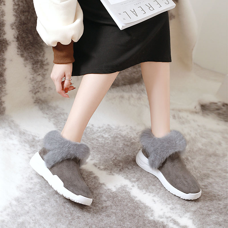 美着新款【街拍女鞋】短筒雪地靴