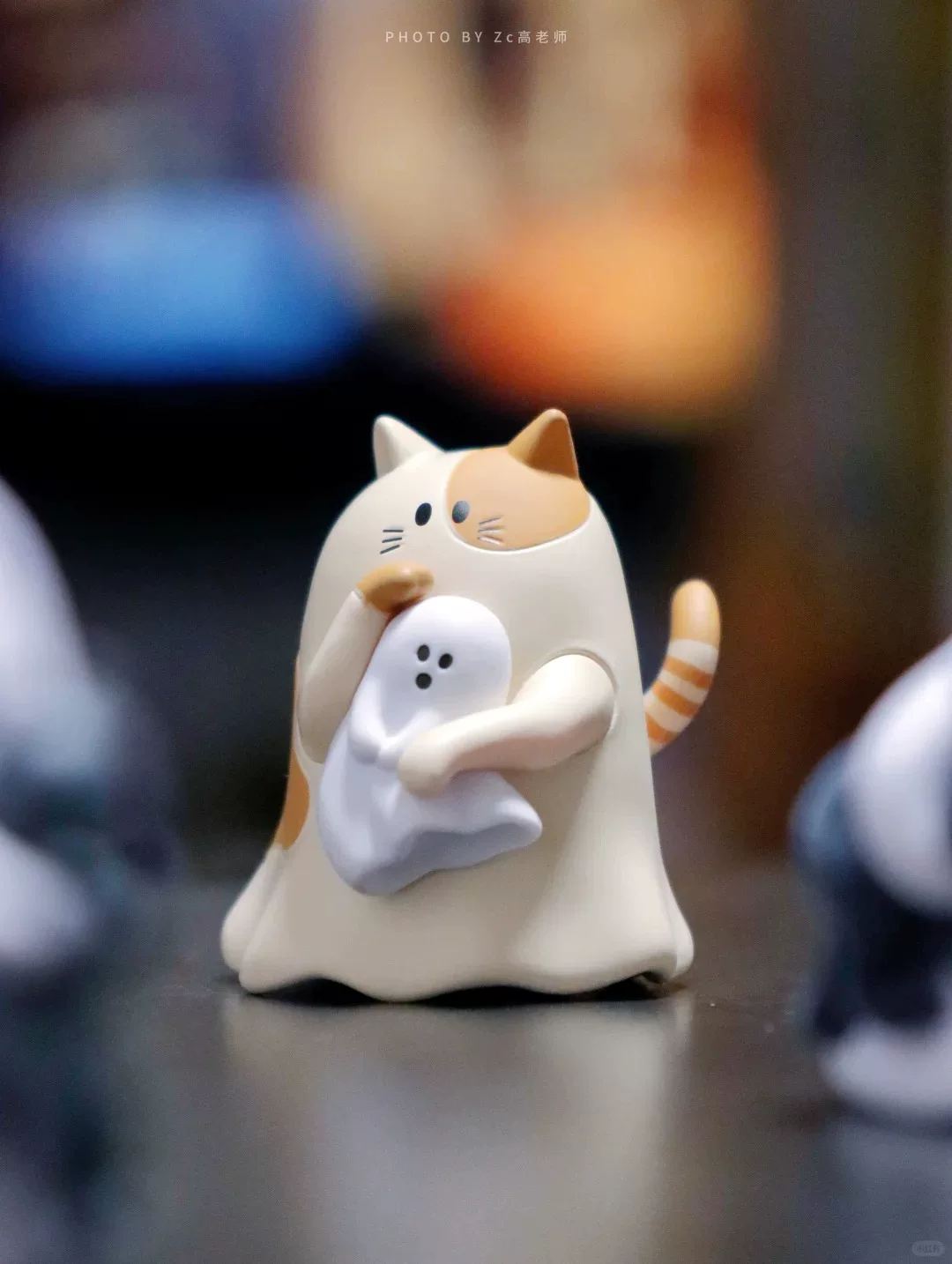 Настоящие 52TOYS маленький призрак показывает твою кошку слеп-бокс модель мини светящийся декоративный шарм подарок для женщин