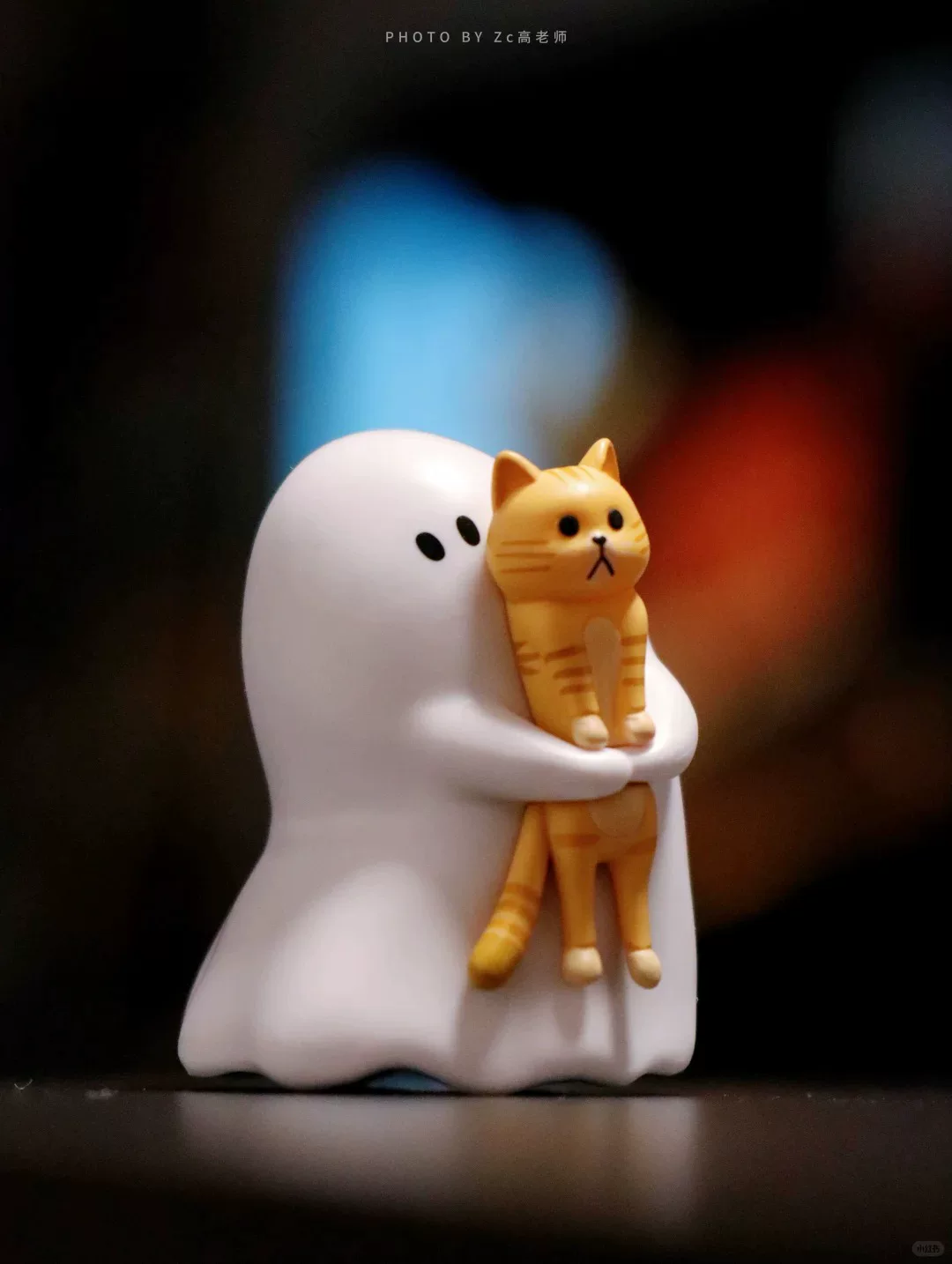 Настоящие 52TOYS маленький призрак показывает твою кошку слеп-бокс модель мини светящийся декоративный шарм подарок для женщин