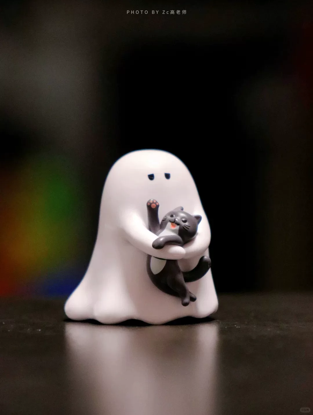 Настоящие 52TOYS маленький призрак показывает твою кошку слеп-бокс модель мини светящийся декоративный шарм подарок для женщин