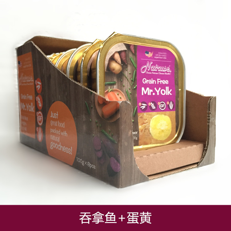 Thực phẩm đóng hộp Ông Mr. Lòng đỏ trứng Pet Dog, Dog, Dog, Snack, Thực phẩm bổ sung, Thức ăn cho chó, Chó con, Thức ăn ướt - Đồ ăn vặt cho chó thức ăn cho chó zenith