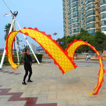 Rope square thin fitness dragon single dance dragon ribbon dragon faucet Brong throwing ball dragon color dragon playing Jinlong color silk