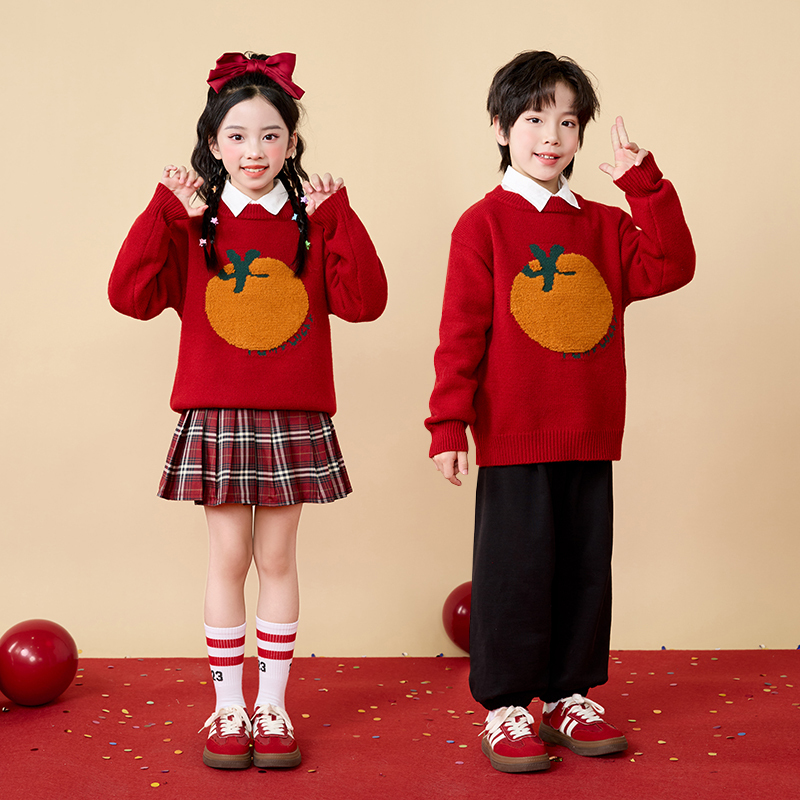 Boys' Sweaters, New Winter Performance Outfits, Girls' Skirts, Popular Knitwear Sets, Children's Clothing, Trendy