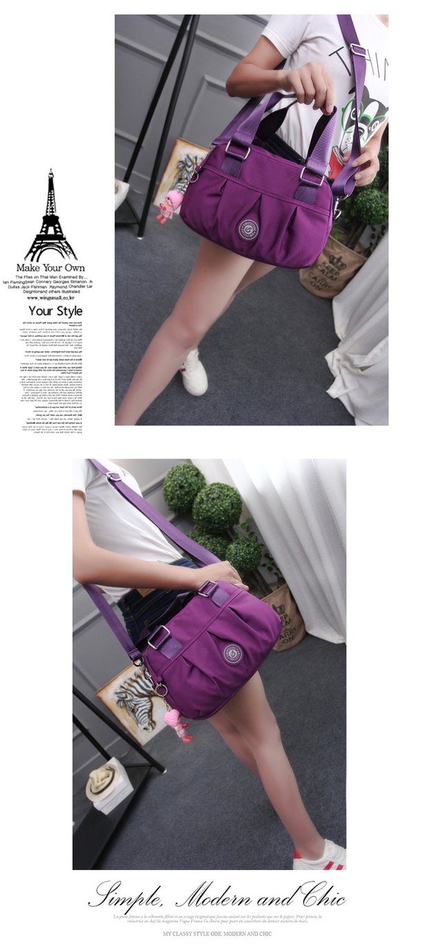 New nylon nylon Túi vải Oxford túi xách túi xách túi xách vai giản dị chéo túi nữ Túi Messenger tui xach dep