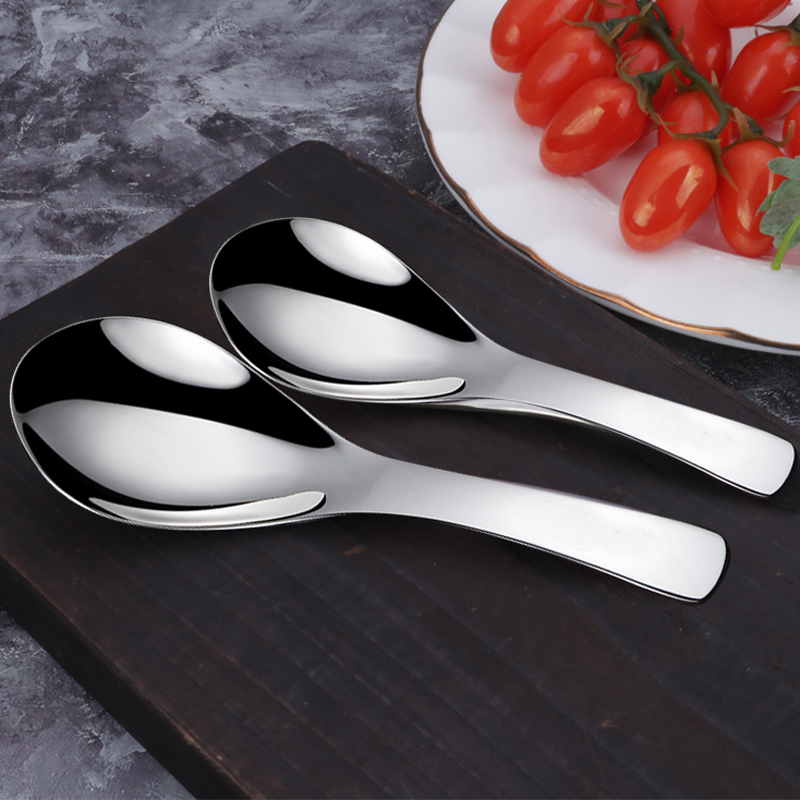 304 stainless steel spoon household meal spoon spoon spoon Korean long