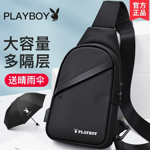 Playboy, мужская нагрудная сумка, сумка на одно плечо, рюкзак для отдыха, ткань оксфорд