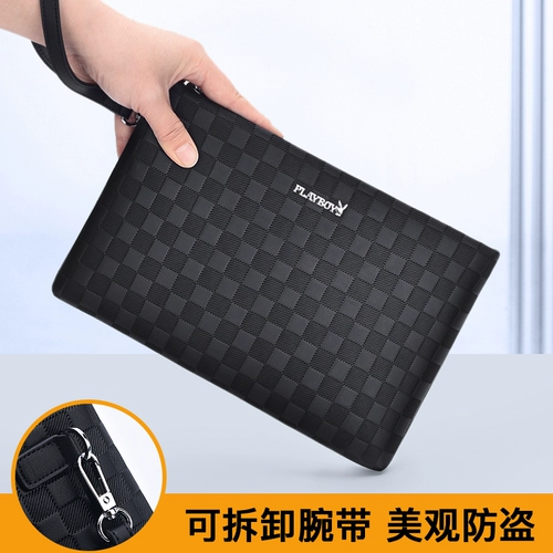 Playboy, модная сумка с петлей на руку, бумажник, бизнес-ноутбук, маленькая сумка клатч, бизнес-версия