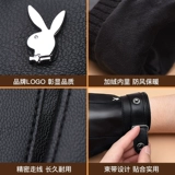 Playboy, мужские демисезонные утепленные удерживающие тепло ветрозащитные перчатки