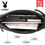 Playboy, мужская сумка с петлей на руку, элитная маленькая сумка клатч, кошелек