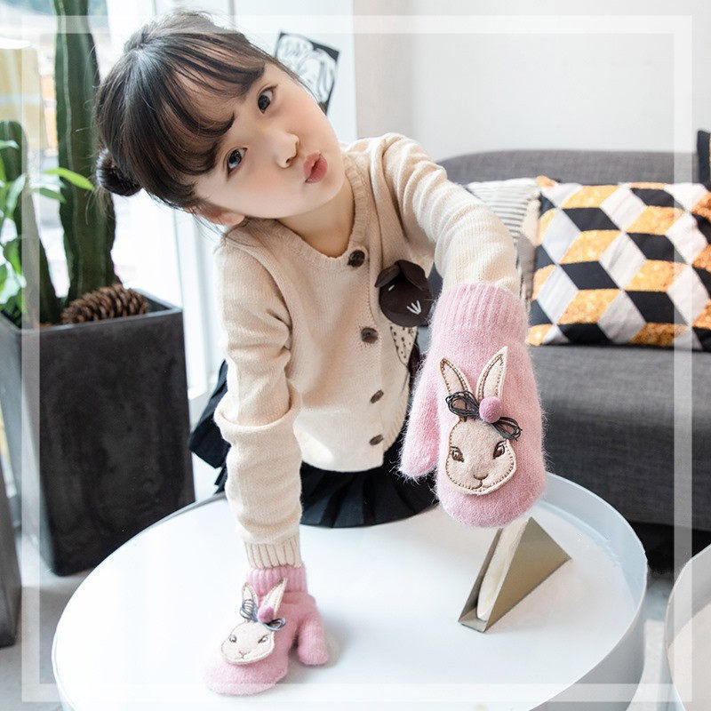 Детские зимние удерживающие тепло милые демисезонные перчатки для мальчиков 