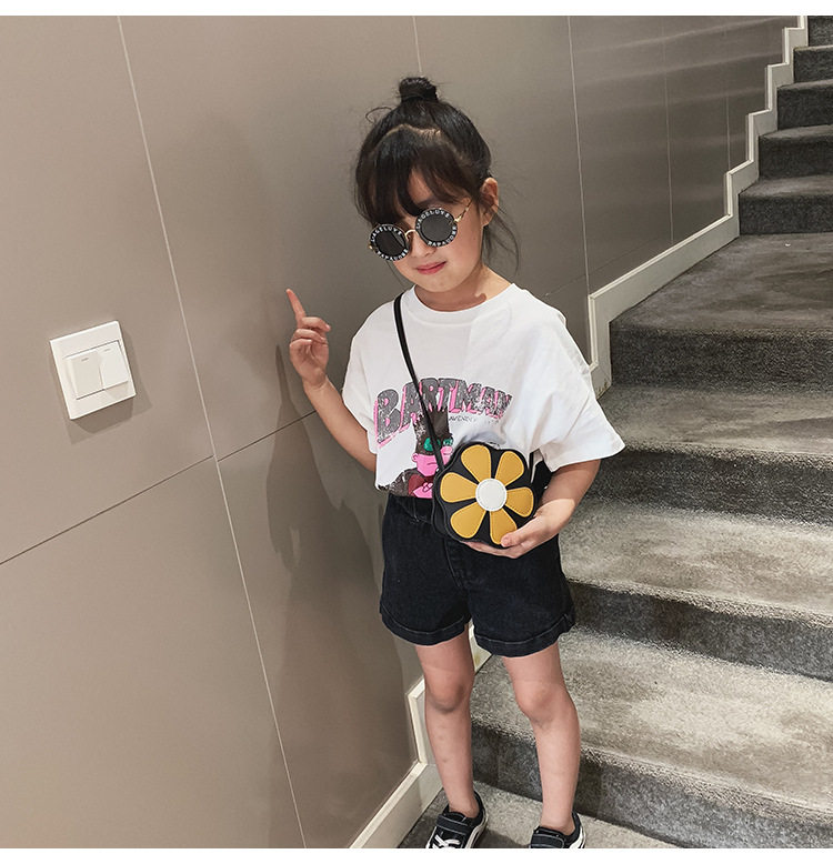 Сумка 女童包包儿童斜挎包2023新款可爱公主小挎包小女孩包包花朵时尚包 Warm cloth