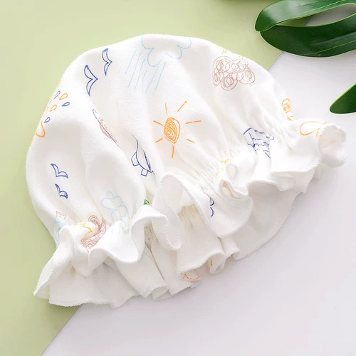 Детская летняя тонкая хлопковая шапка