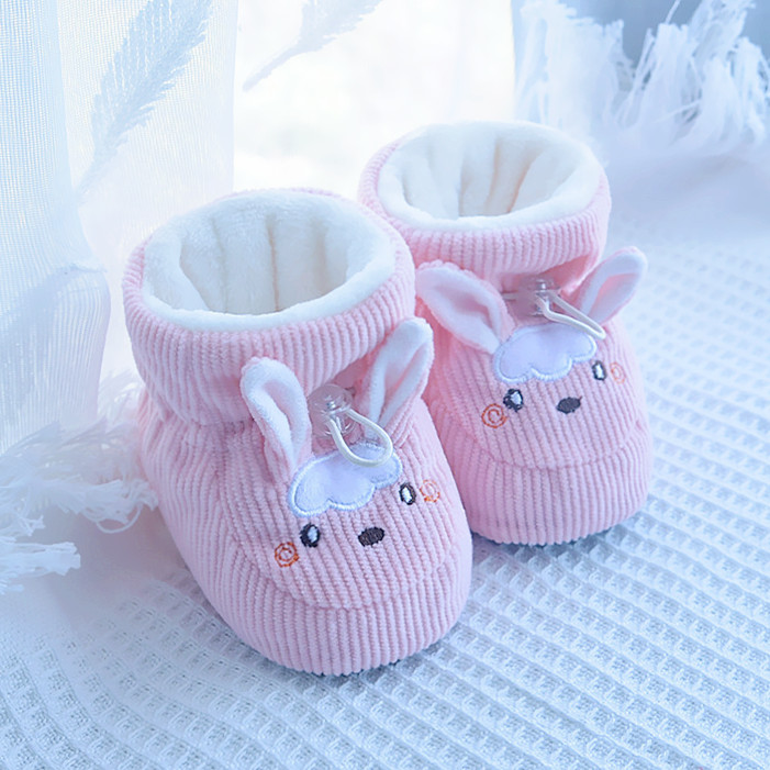 Autumn Winter 0-6-12 Month New Baby Shoes Baby Shoes Baby Shoes Men And Women One Year Old Gvet Thickened Warm Cotton Shoes-Taobao