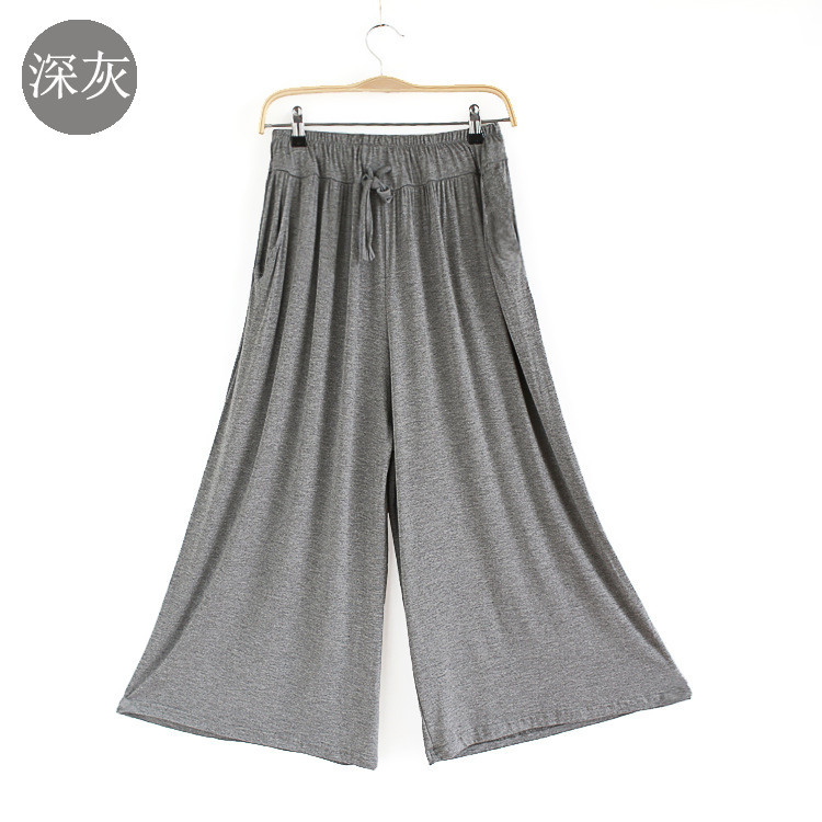 Mùa hè mới phụ nữ phương thức pajama quần rộng chân quần yoga quần quần váy quần chín quần lỏng thường nhà quần