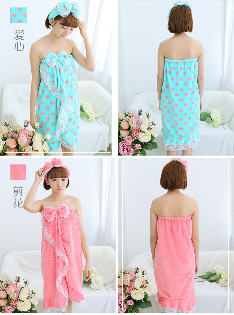 Peignoir jeunesse serviettes de soutien-gorge - Ref 602208 Image 11