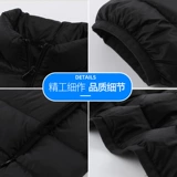 Бархатная короткая демисезонная удерживающая тепло куртка, легкий и тонкий пуховик, утиный пух