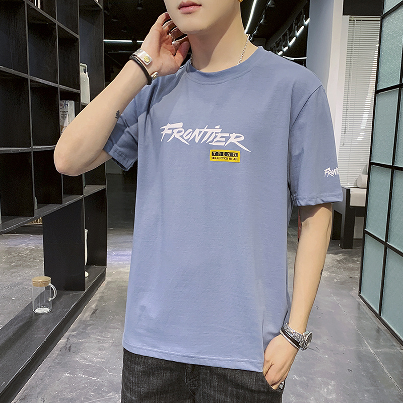 Ngắn tay t-shirt 2020 ngắn tay áo thun xu hướng thương hiệu cơ thể 桖 Hàn Quốc phiên bản người đàn ông mới của quần áo lỏng lẻo xu hướng mùa hè của nam giới trên quần áo