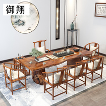 American loft office furniture wrought iron desk Industrial style long table and chair Retro solid wood long table conference table