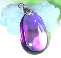 Special free mail crystal clear purple artificial crystal (imitation crystal) hanging parts