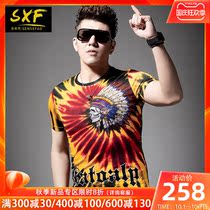 SXF St. HIV man t short sleeve 2020 Summer European and American personality full print T-shirt Tide brand mens coat