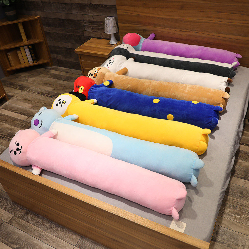 Removable and Wash Youth League Cylindrical Plush Long Bed Sleeping Pillow Doll Doll
