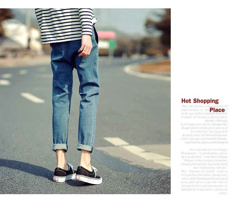 Jeans pour adolescent droite en vrac pour printemps - Ref 1468742 Image 10