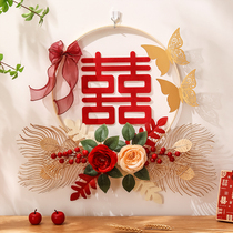 Joywordstick Wedding dedicated Cubism Character Swing Piece Wedding house Placement Decorative Room Door Sticker Suit Womens Bedroom New Room