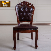 Hotel furniture hotel Round Table diao hua yi hotel chair tab chair box yuan zhuo yi solid wood