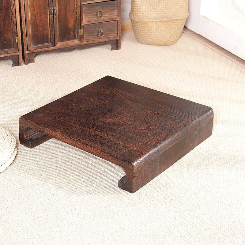 Solid wood bed corner footrest changing shoes low stool toilet stool bathroom non-slip wooden cushion sofa footrest coffee table stool