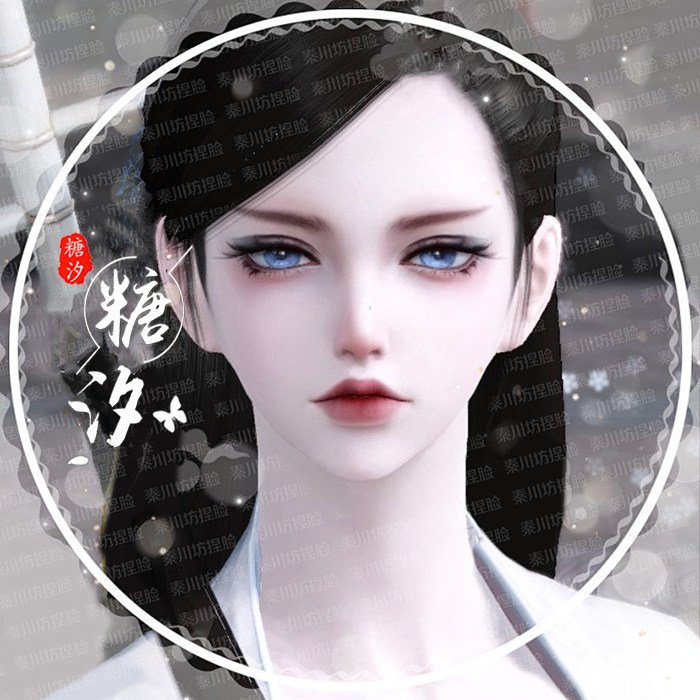 Tianya Mingyue Dao Tian Dao 68 mobile game pinches face data into a female face He sin Yinrui Yujie female war god