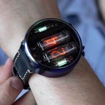 NIWA Nixie 2 0 glow tube watch creative retro steam cyberpunk industrial trend watch men