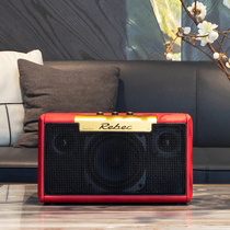 Rebeqin wireless Bluetooth speaker home retro high sound quality fever HIFI bass stereo desktop audio