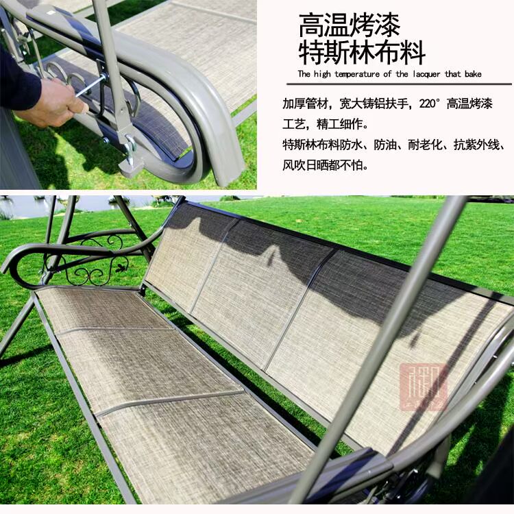 Xích đu sân vườn ba tầng ghế mây ngoài trời bộ bàn ghế uống trà ngoài trời
