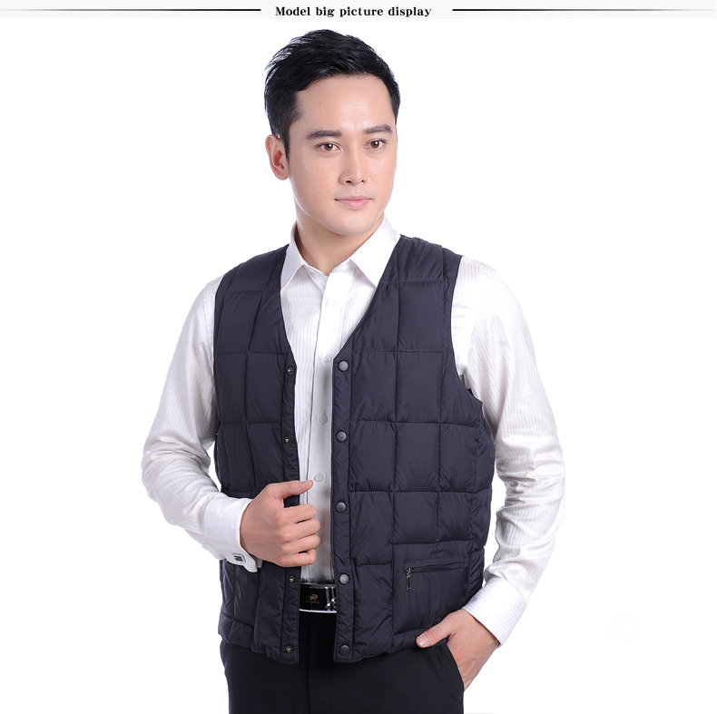 Mùa thu và mùa đông trung niên áo vest nam bằng vải bố tải áo vest cho người trung niên áo ấm cho nam comple tuổi 50
