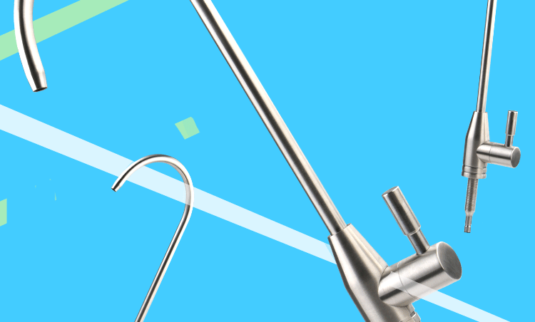 Фильтр для воды 净水器2分开关304不锈钢龙头家用厨房洗菜盆水槽龙头双阀放水开关