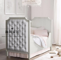Export French full solid wood childrens bed European bed Childrens bed Princess bed Carved bed Jane European bed