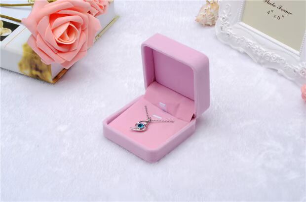 Cao cấp đổ xô trang sức hộp nhẫn bông tai mặt dây chuyền vòng cổ hộp vòng tay hộp quà nhỏ - Nhẫn nhẫn kim cương