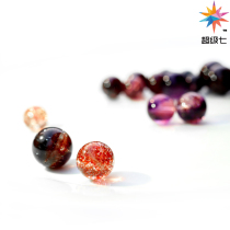 Collection grade natural super seven scattered beads treasure purple hair Crystal purple Super Gold strawberry Blackcurrant energy Crystal