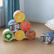 Stool lazy creative wood household small bench childrens bench net red living room bedroom change shoe stool cloth bench