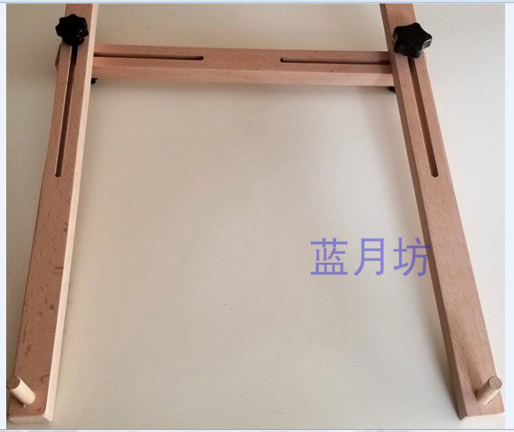 Cross embroidery rack household solid wood adjustable oak rack embroidery bandage bracket embroidery frame large universal