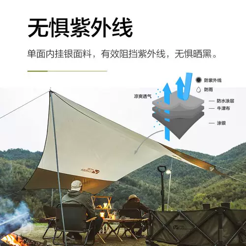 MU Gao Flute Canopy Shed Shed Распансия Расширение на открытом воздухе солнцезащитное кремовое солнцезащитное кремовое кремное крем