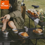 Металлический комплект, портативная дорожная посуда для кемпинга, алюминиевый сплав