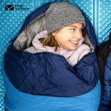 Дорожный зимний утепленный портативный спальный мешок для кемпинга для взрослых